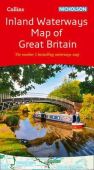 Inland Waterways Map of Great Britain Nicholson Guide