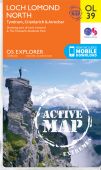 Explorer OL 39 Loch Lomond North ACTIVE Walking Map