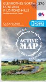Explorer 370 Glenrothes North Falkland and Lomond Hills ACTIVE Walking Map