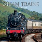 Steam Trains 16 Month Calendar 2024